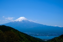 天下茶屋からの富士