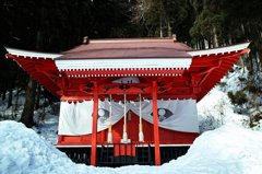 赤い神社