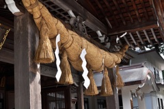 白山ひめ神社　しめ縄