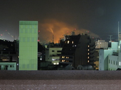 ベランダからの眺め（夜景）