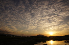 秋空に