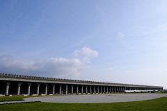 防波堤ドーム　工事中２