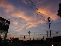 田舎の夕暮れ