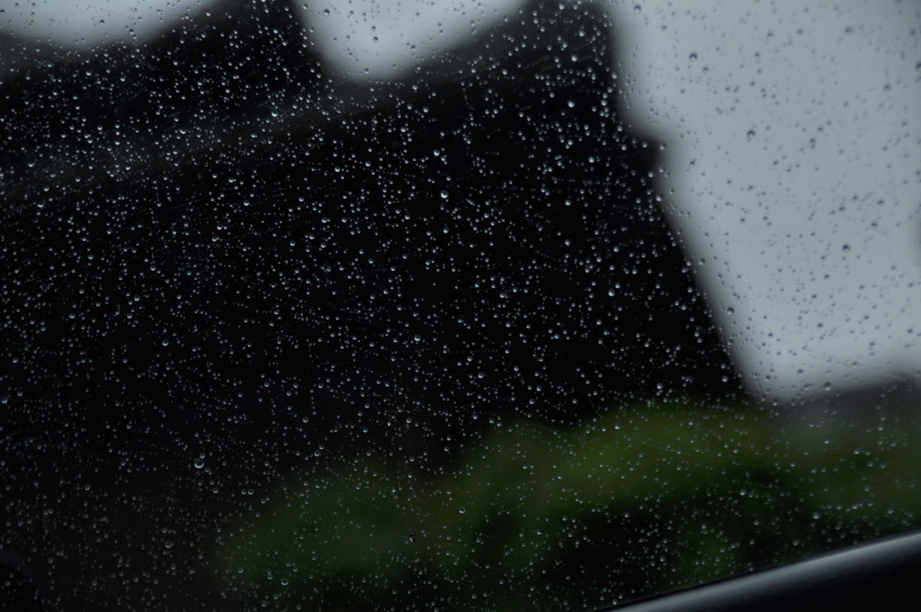 雨・・・。