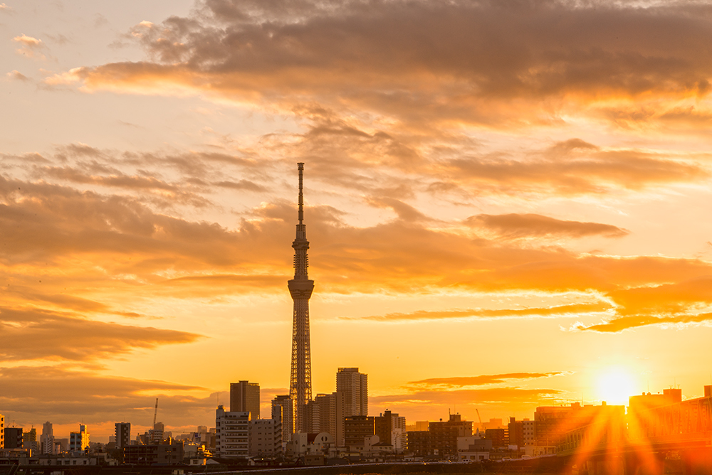 焼け付く空