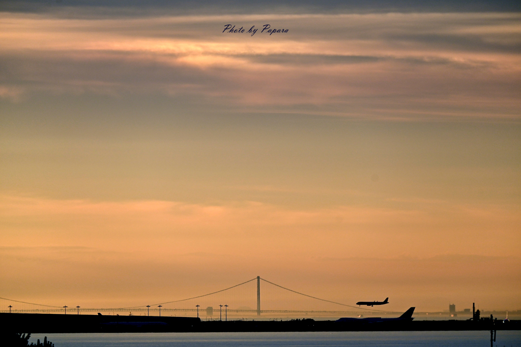 関西空港の夕暮れ_03