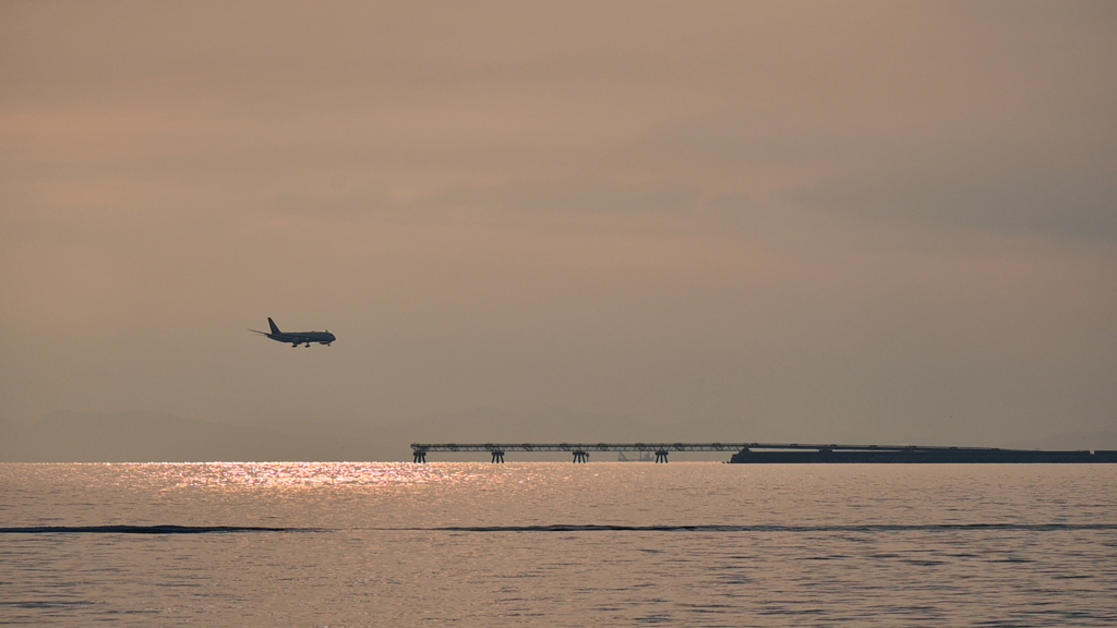 着陸_sunset