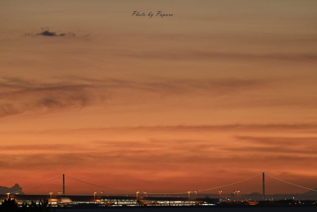 関西空港の夕暮れ_06