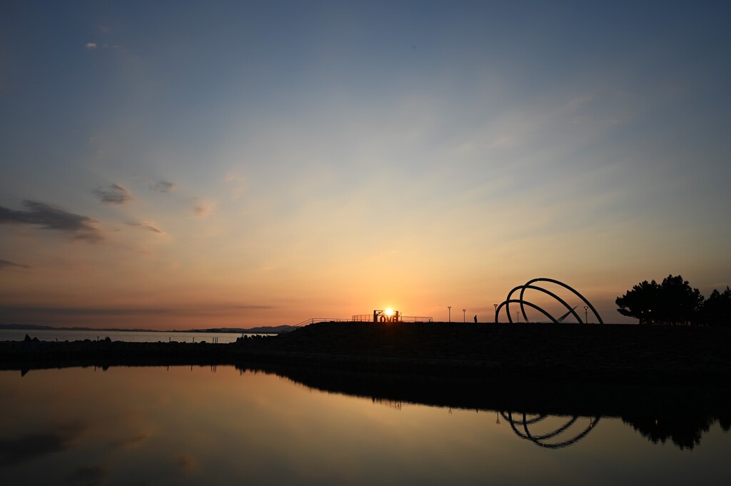 沈み行く太陽