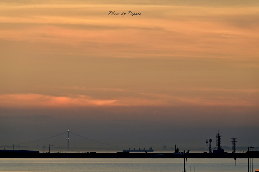 関西空港の夕暮れ_05