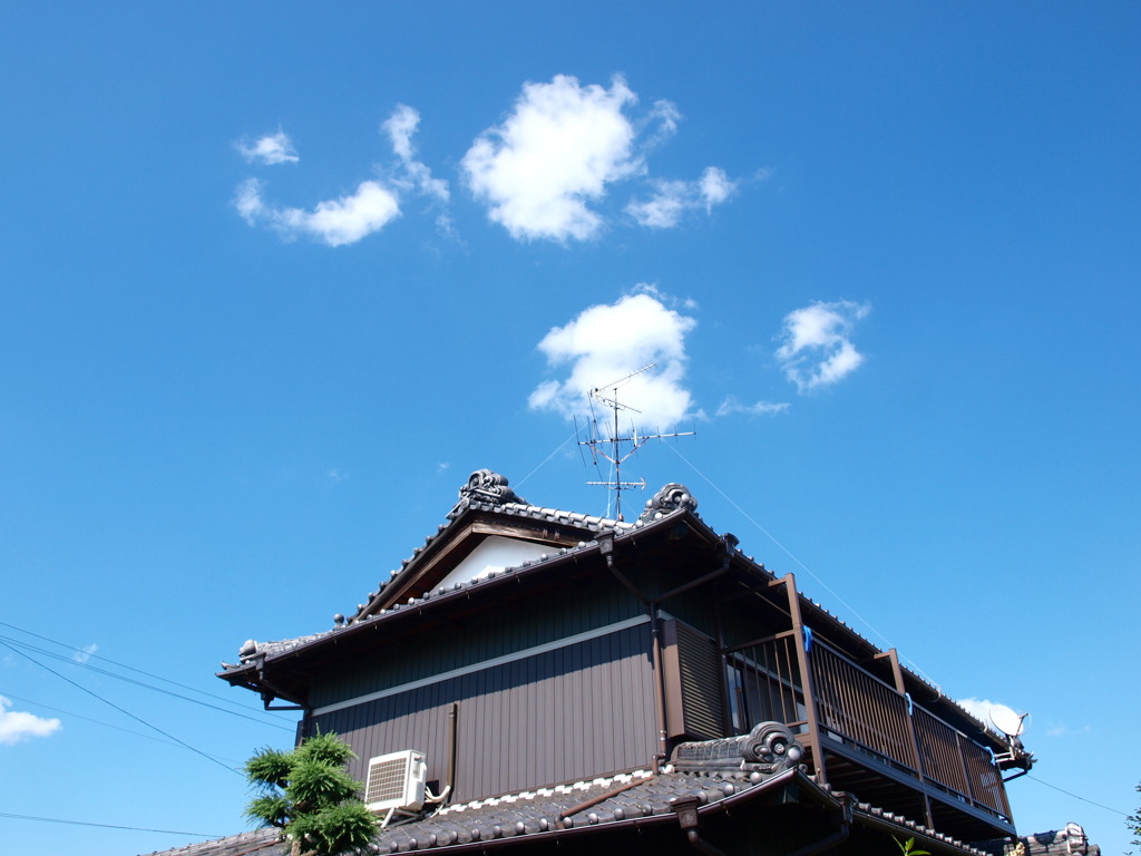 田舎の青空