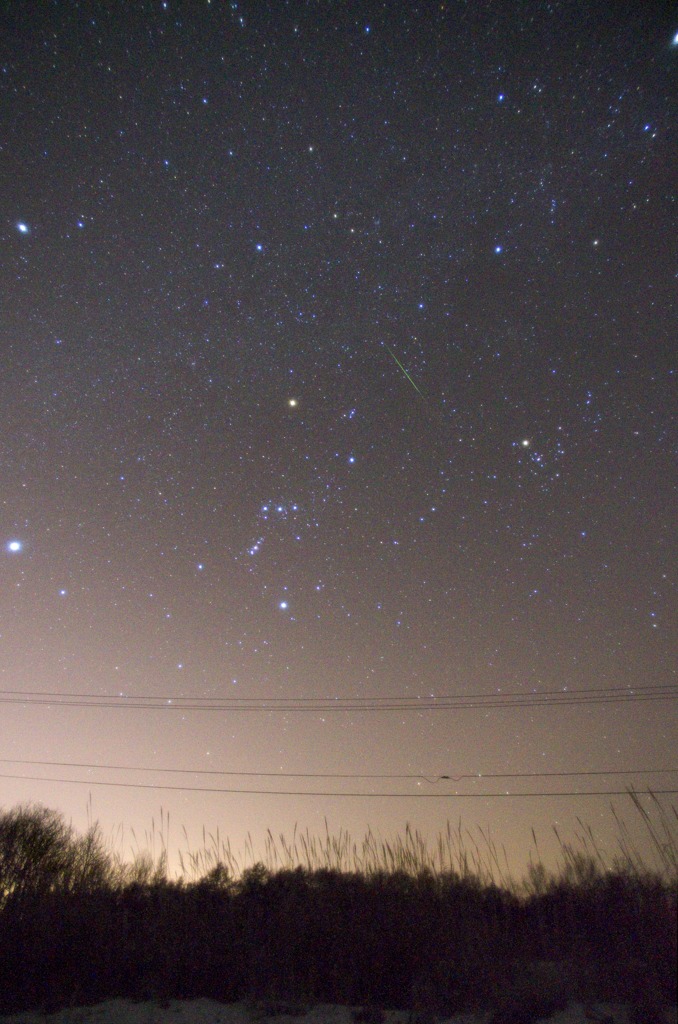 天の川とオリオン座と流れ星って豪華共演だなぁ By Sorelax Id 0366 写真共有サイト Photohito