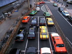 上野のタクシー