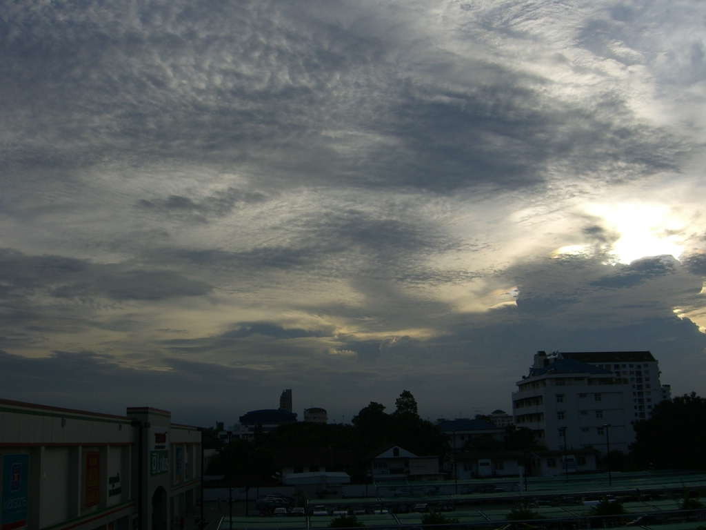 雨上がり。バンコク郊外