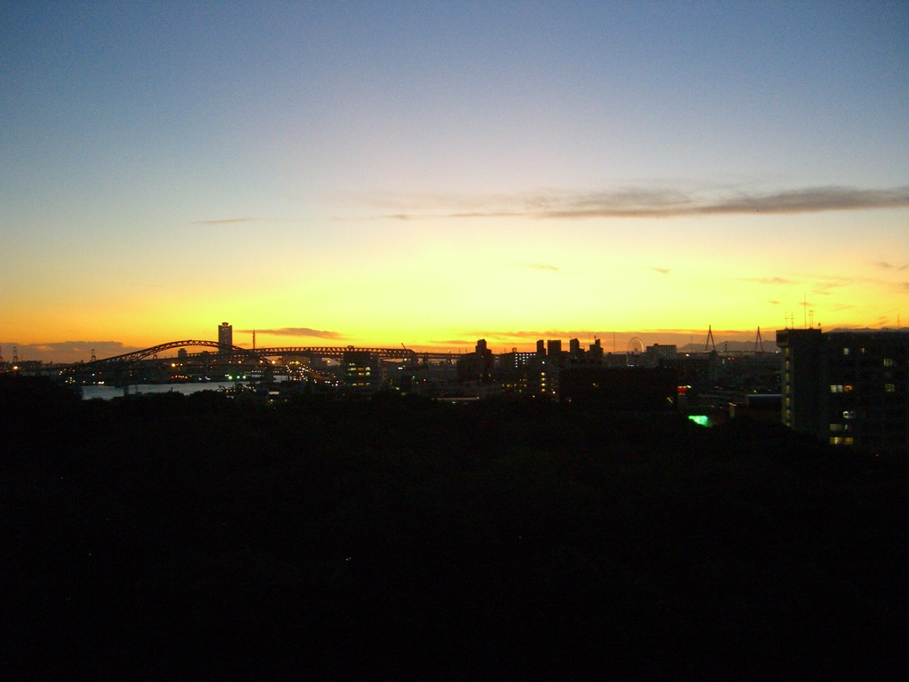 大阪の夕焼け2