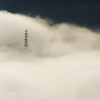 雲海と鉄塔