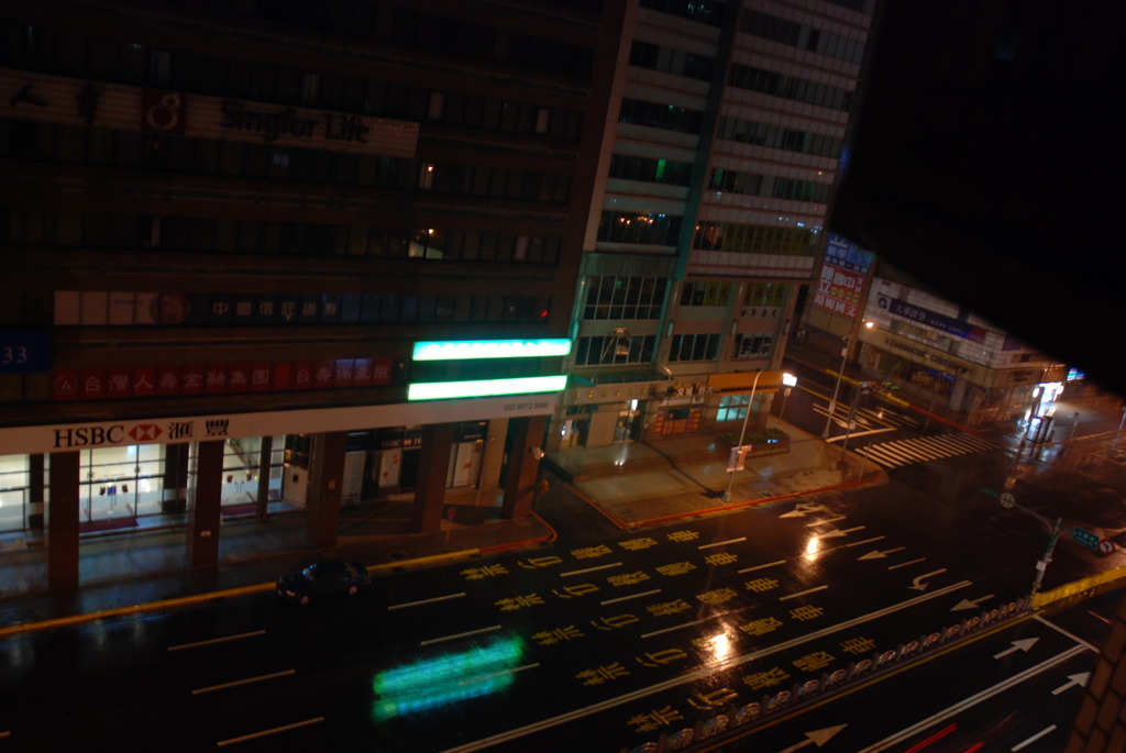 Taiwan in the rain