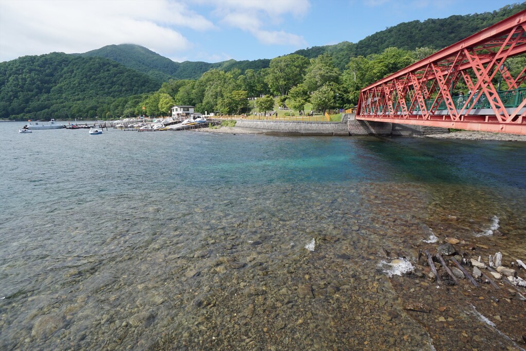 7月の支笏湖