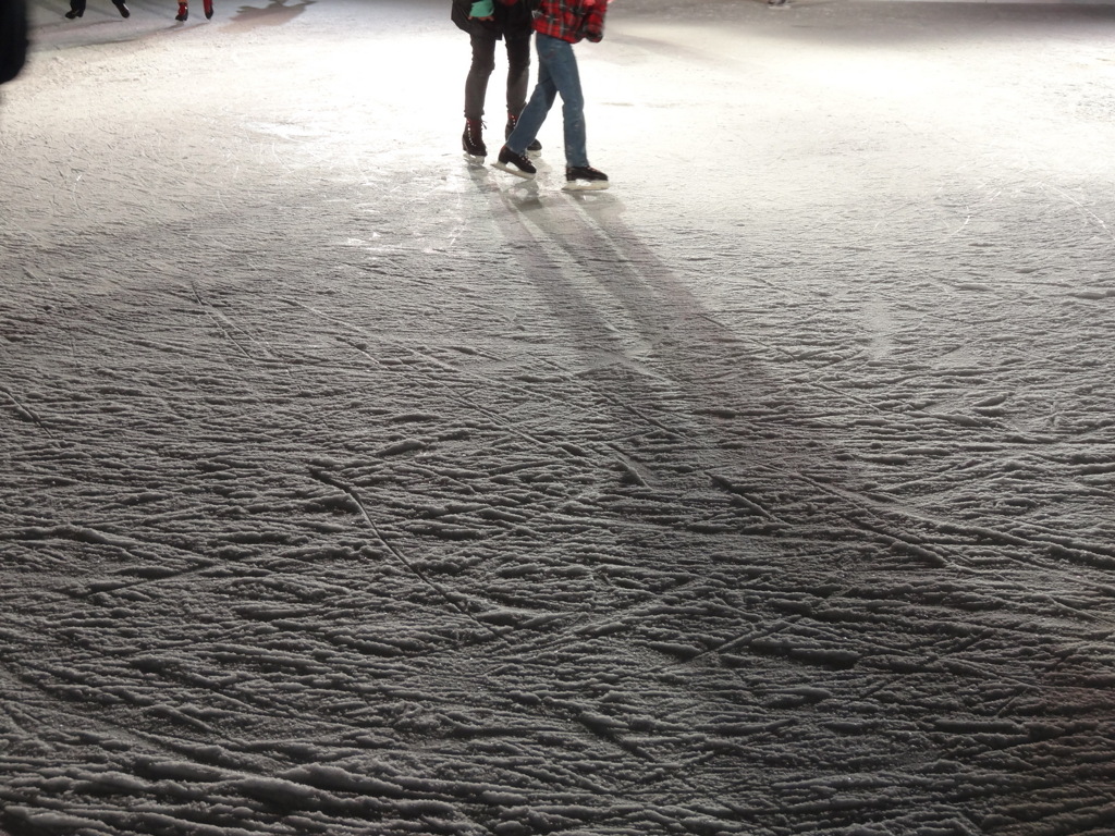 初スケート