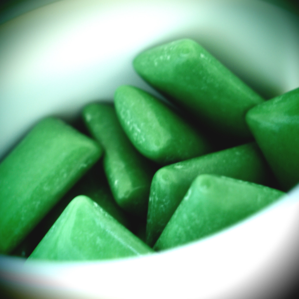 Gum in bottle