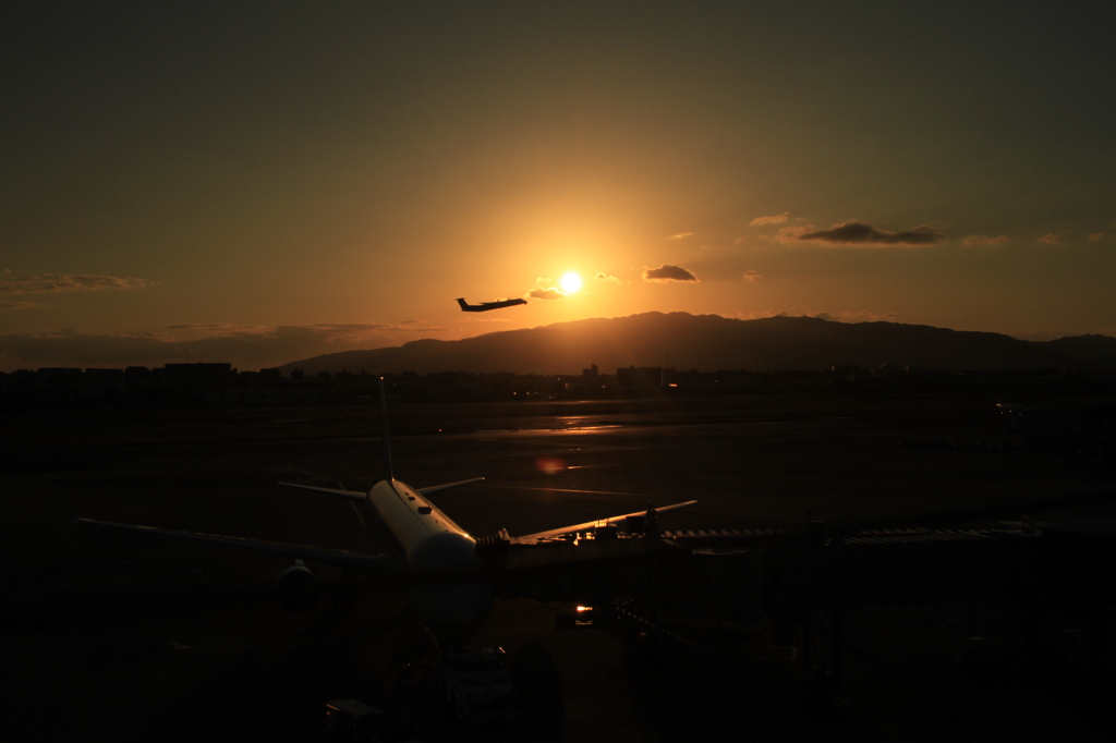 『ラソーラからの夕日』