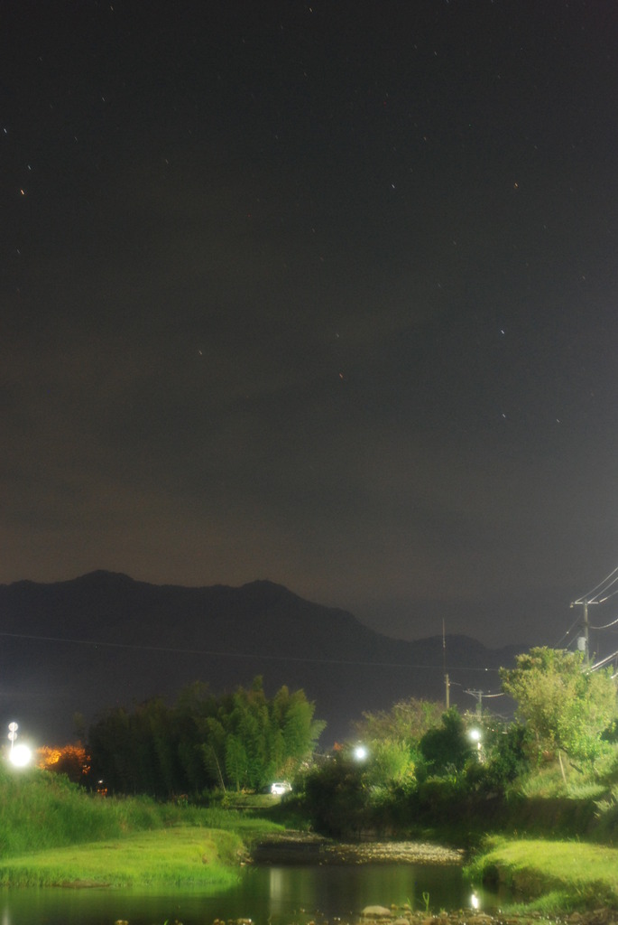 河原と星