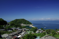 小さい港町の風景