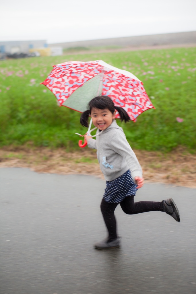 たまーに強い雨