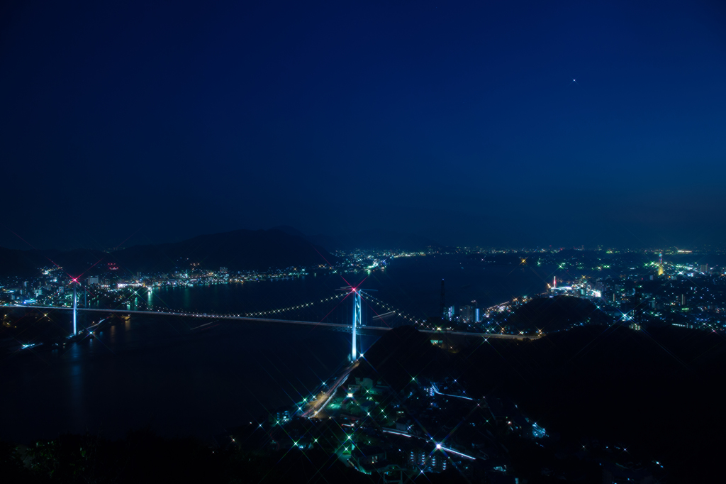 下関夜景の定番構図