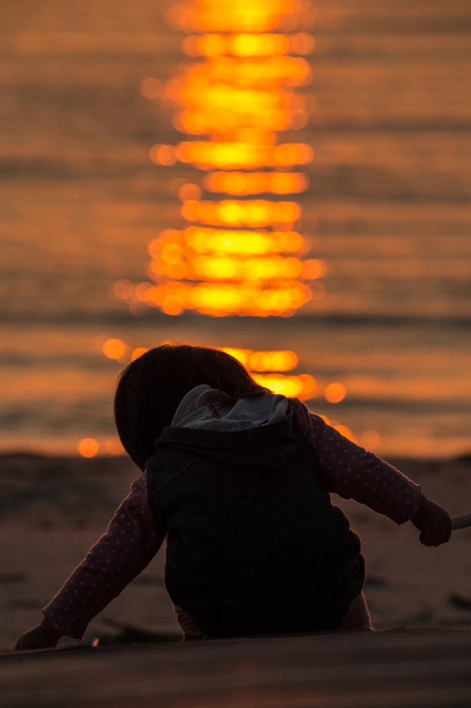 きらめき夕日