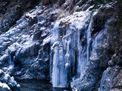 中山の滝　氷瀑