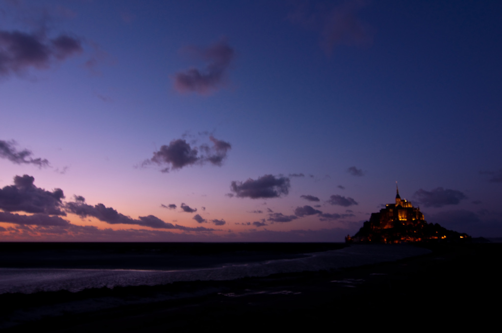 magic hour of Mont Saint-Michel