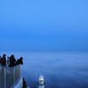 地球（チキウ）岬灯台の雲海