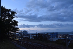 銭函の夕暮れ。