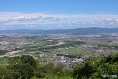 万灯呂山展望台から