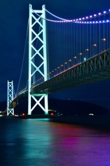 明石海峡大橋3P ライトアップ