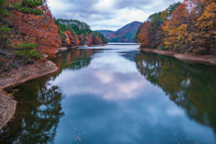 聖湖の紅葉