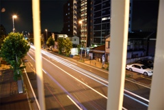 歩道橋から