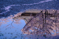 東の空に雨過ぎて