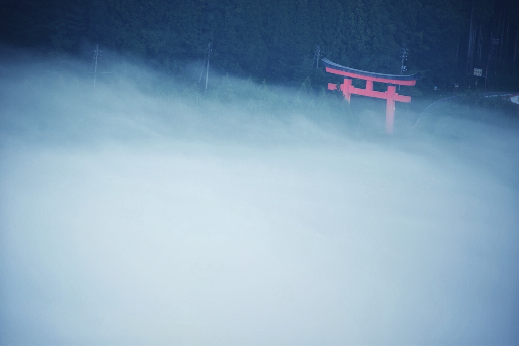 雲海鳥居