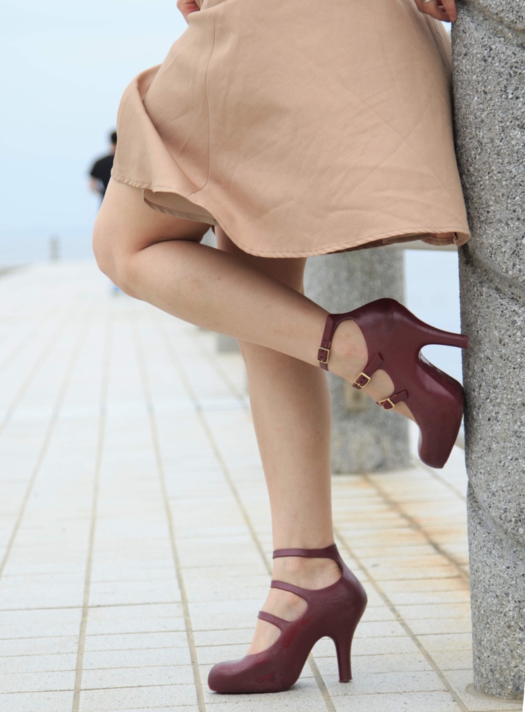 風になびくきみ