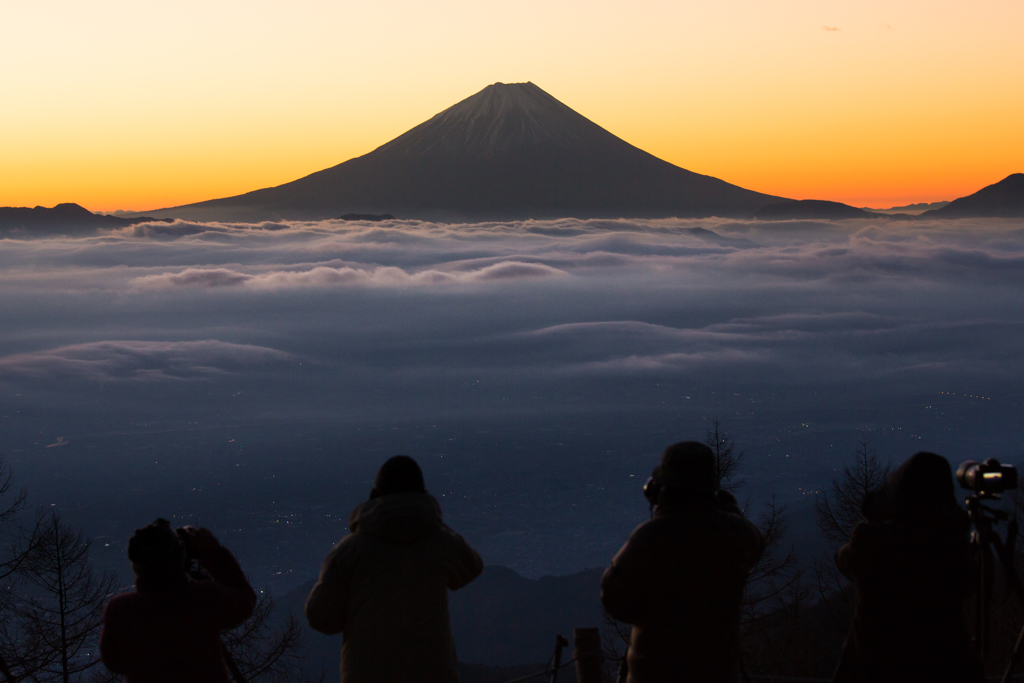 甘利山の雲海