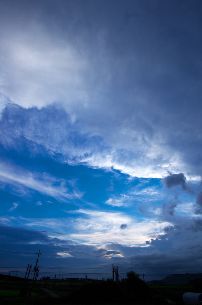 青い空