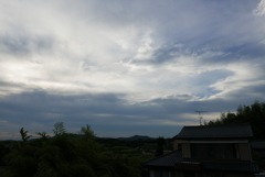 今日の空