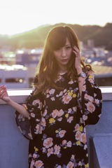 夕焼けポートレート