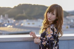 屋外ポートレート