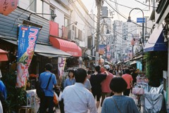 夕方の商店街