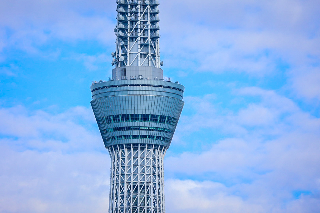 東京スカイツリーのアップ