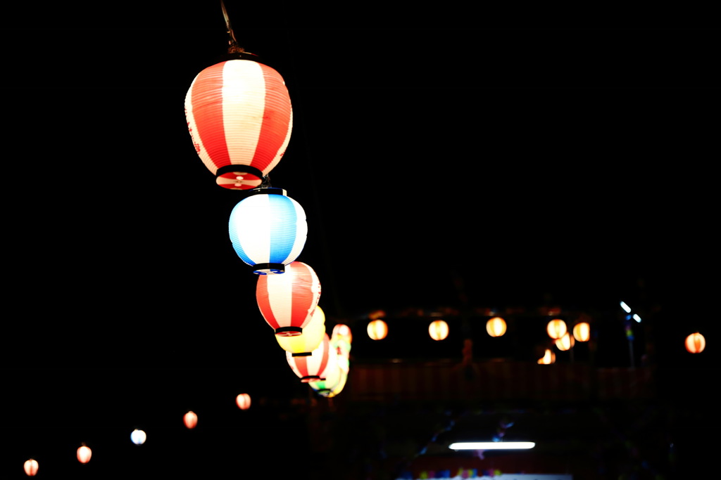 祭りの提灯