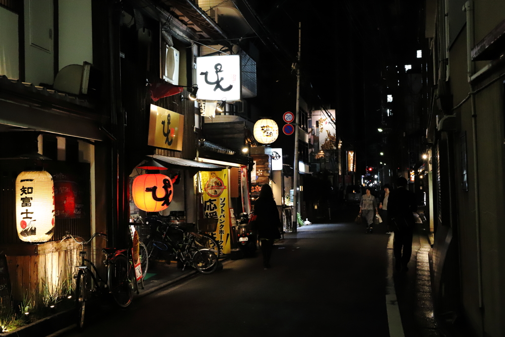 京都の夜